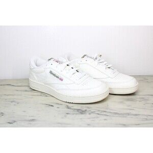 Reebok Club C 85 Men's Tennis Shoe - Chalk/Hunter Green (US 6.5) NEW IN BOX